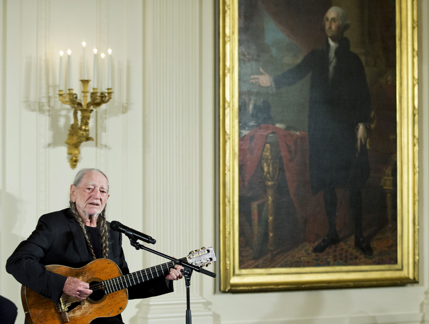 2014: Willie Nelson at White House